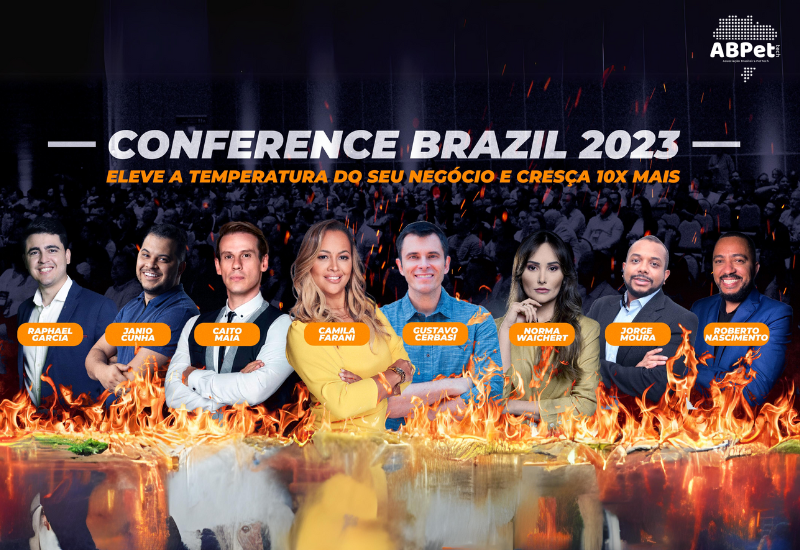 A AB PET Tech anuncia seu apoio e aguarda o evento Conference Brazil 2023.